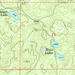 United States Geological Survey Curran, MI (1972, 24000-Scale) digital map