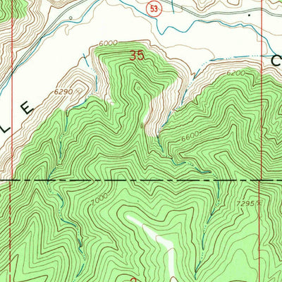 United States Geological Survey Currant Canyon, UT (1968, 24000-Scale) digital map