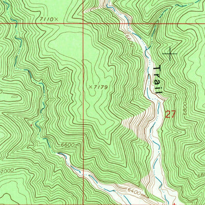 United States Geological Survey Currant Canyon, UT (1968, 24000-Scale) digital map