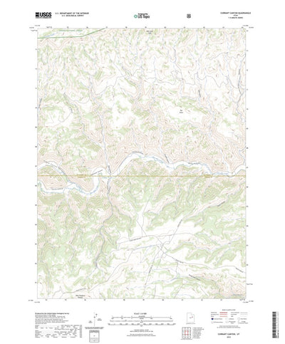 United States Geological Survey Currant Canyon, UT (2023, 24000-Scale) digital map