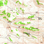 United States Geological Survey Currant Creek Ranch, WY-UT (1966, 62500-Scale) digital map