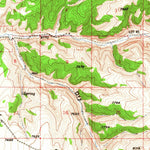United States Geological Survey Currant Creek Ranch, WY-UT (1966, 62500-Scale) digital map