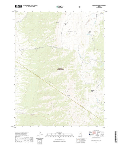 United States Geological Survey Currant Mountain, NV (2021, 24000-Scale) digital map