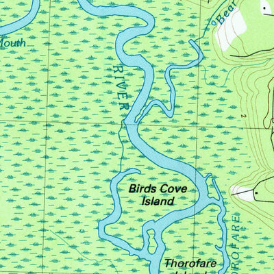 United States Geological Survey Currie, NC (1983, 24000-Scale) digital map