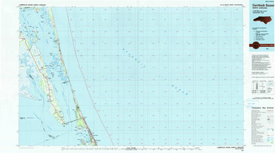 United States Geological Survey Currituck Sound, NC (1985, 100000-Scale) digital map