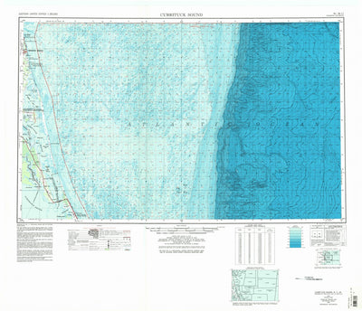 United States Geological Survey Currituck Sound, NC-VA (1946, 250000-Scale) digital map