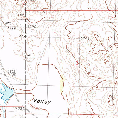 United States Geological Survey Curry Lake, NE (1986, 24000-Scale) digital map