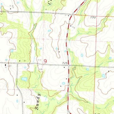 United States Geological Survey Curryville, MO (1973, 24000-Scale) digital map