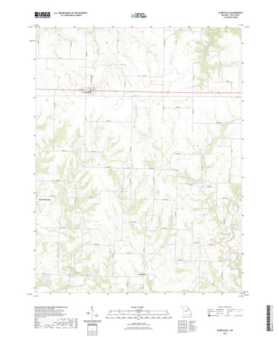 United States Geological Survey Curryville, MO (2021, 24000-Scale) digital map