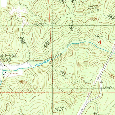 United States Geological Survey Curtin, OR (1987, 24000-Scale) digital map