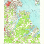 United States Geological Survey Curtis Bay, MD (1957, 24000-Scale) digital map