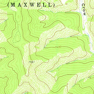 United States Geological Survey Curtis Camp, NM (1971, 24000-Scale) digital map