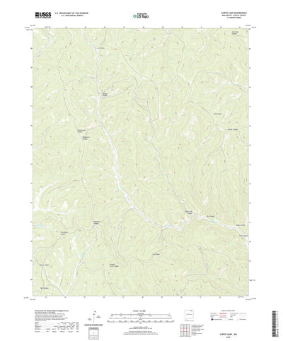 United States Geological Survey Curtis Camp, NM (2020, 24000-Scale) digital map