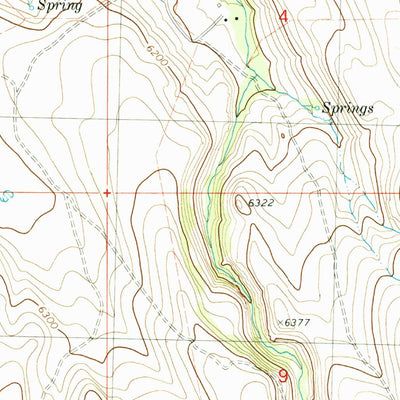 United States Geological Survey Curtis Draw, ID (1980, 24000-Scale) digital map