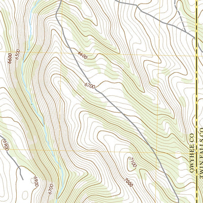 United States Geological Survey Curtis Draw, ID (2020, 24000-Scale) digital map
