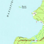 United States Geological Survey Curtis East, MI (1973, 24000-Scale) digital map