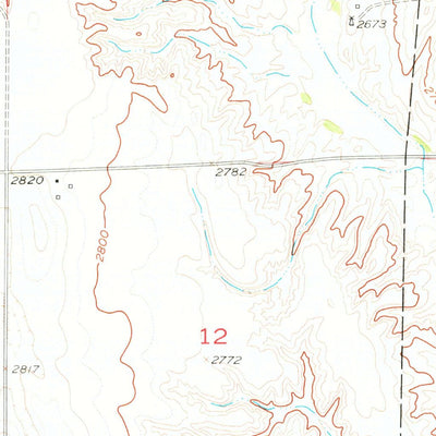 United States Geological Survey Curtis, NE (1956, 24000-Scale) digital map