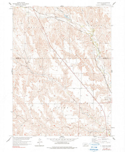 United States Geological Survey Curtis NW, NE (1956, 24000-Scale) digital map