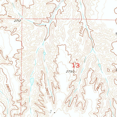 United States Geological Survey Curtis SE, NE (1956, 24000-Scale) digital map