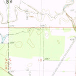 United States Geological Survey Curtis Station, MS (1983, 24000-Scale) digital map
