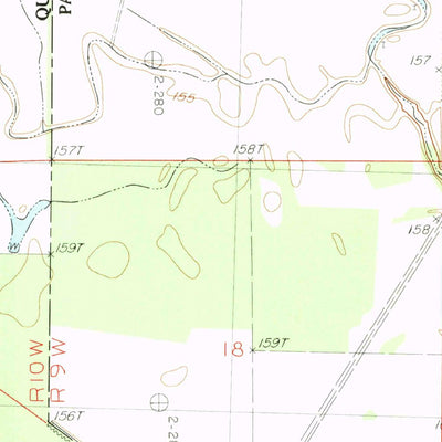 United States Geological Survey Curtis Station, MS (1983, 24000-Scale) digital map