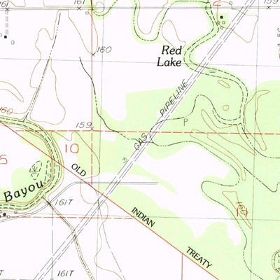 United States Geological Survey Curtis Station, MS (1983, 24000-Scale) digital map