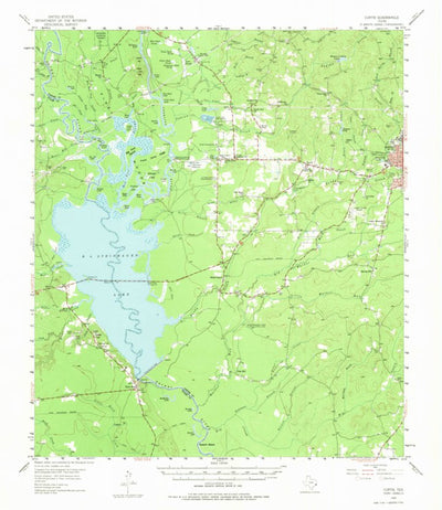 United States Geological Survey Curtis, TX (1955, 62500-Scale) digital map