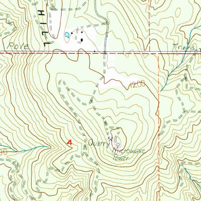 United States Geological Survey Curtis, WA (1986, 24000-Scale) digital map