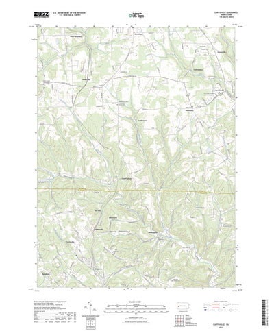 United States Geological Survey Curtisville, PA (2023, 24000-Scale) digital map