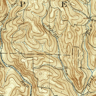 United States Geological Survey Curwensville, PA (1903, 62500-Scale) digital map