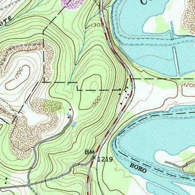 United States Geological Survey Curwensville, PA (1959, 24000-Scale) digital map