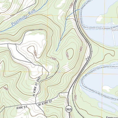 United States Geological Survey Curwensville, PA (2023, 24000-Scale) digital map