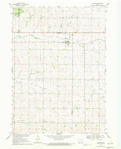 United States Geological Survey Cushing, IA (1969, 24000-Scale) digital map