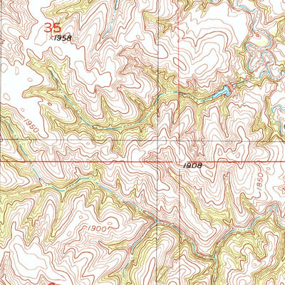 United States Geological Survey Cushing, NE (1955, 24000-Scale) digital map