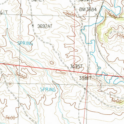 United States Geological Survey Cushman, MT (1986, 24000-Scale) digital map
