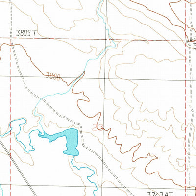 United States Geological Survey Cushman NE, MT (1986, 24000-Scale) digital map