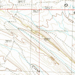 United States Geological Survey Cushman NE, MT (1986, 24000-Scale) digital map