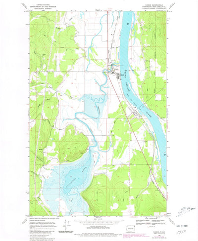 United States Geological Survey Cusick, WA (1968, 24000-Scale) digital map