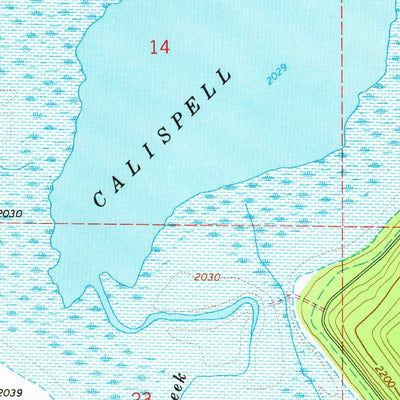 United States Geological Survey Cusick, WA (1968, 24000-Scale) digital map