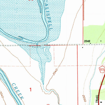 United States Geological Survey Cusick, WA (1992, 24000-Scale) digital map