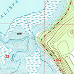 United States Geological Survey Cusick, WA (1992, 24000-Scale) digital map