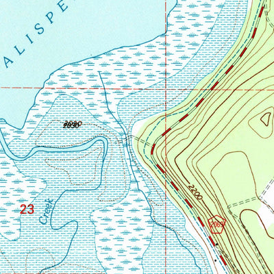 United States Geological Survey Cusick, WA (1992, 24000-Scale) digital map