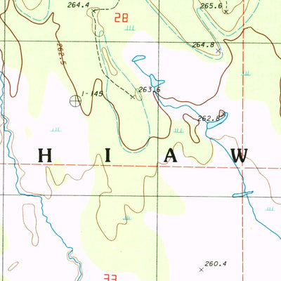 United States Geological Survey Cusino, MI (1983, 24000-Scale) digital map