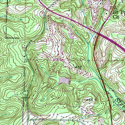 United States Geological Survey Cusseta, GA (1955, 24000-Scale) digital map