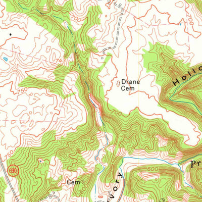 United States Geological Survey Custer, KY (1963, 24000-Scale) digital map