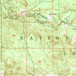 United States Geological Survey Custer, MI (1959, 62500-Scale) digital map