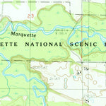 United States Geological Survey Custer, MI (1987, 24000-Scale) digital map