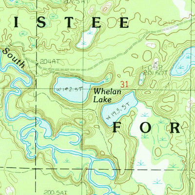 United States Geological Survey Custer, MI (1987, 24000-Scale) digital map