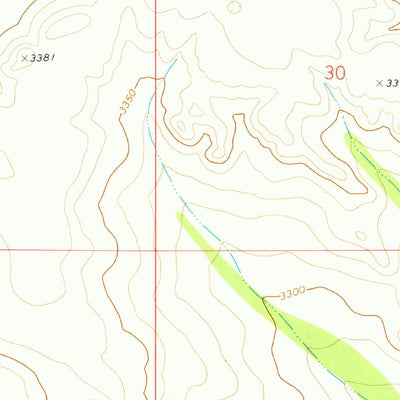 United States Geological Survey Custer Mountain, NM (1973, 24000-Scale) digital map