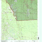 United States Geological Survey Cut And Shoot, TX (1997, 24000-Scale) digital map
